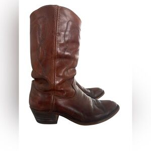 Neolite Classic Brown Leather Cowboy Boots Men’s